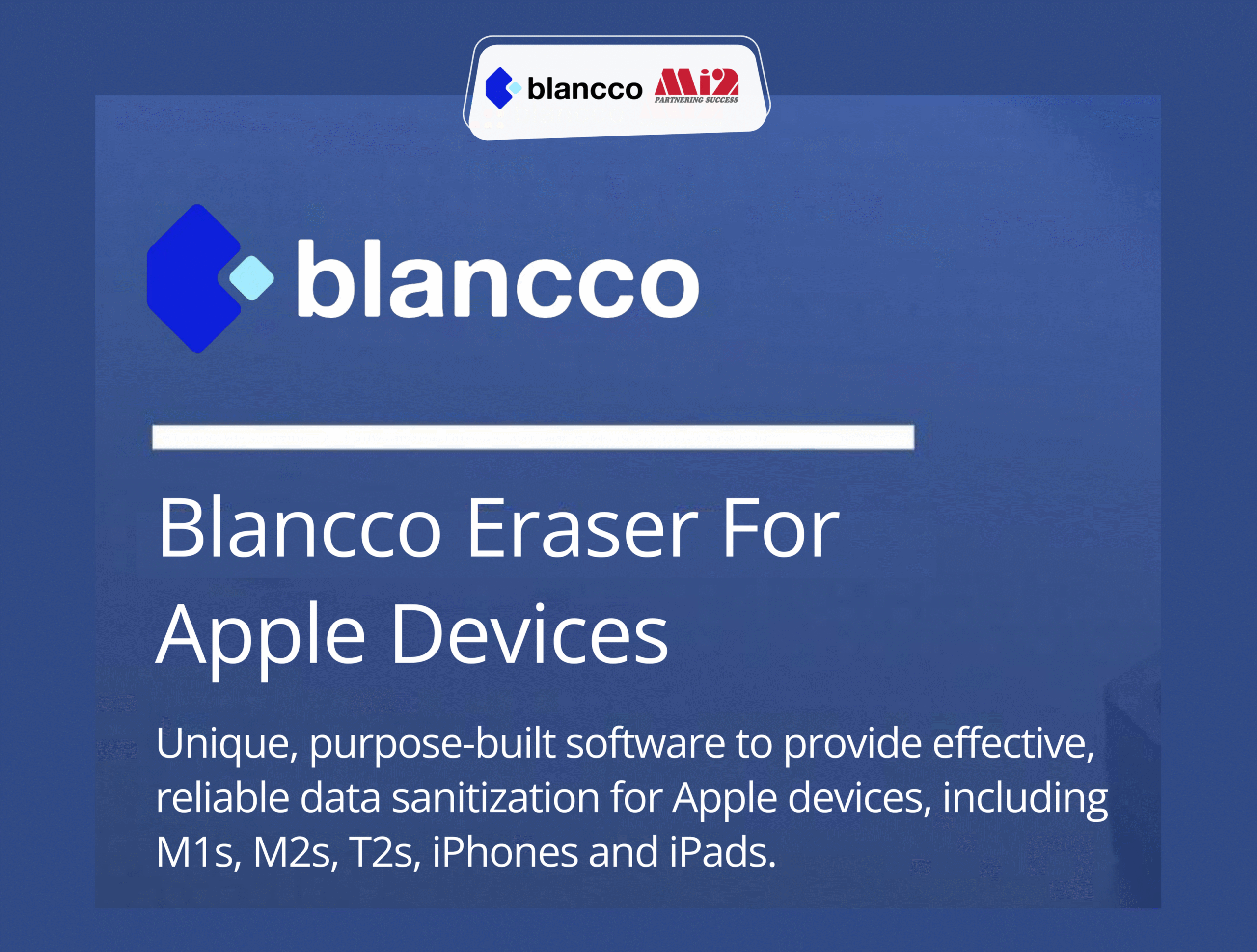 Blancco Eraser cho Thiết bị Apple