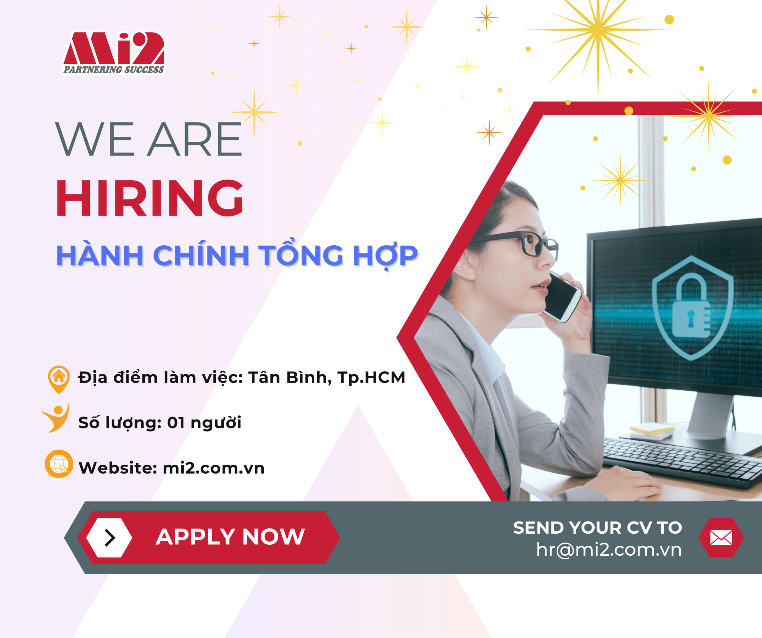 MI2 TUYỂN DỤNG HÀNH CHÍNH TỔNG HỢP